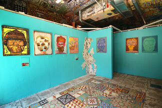 He Lives a Painted Life: Paintings by Isaiah Zagar, installation view