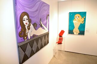 Pearls, Paintings and Paws (Laura LaForge), installation view