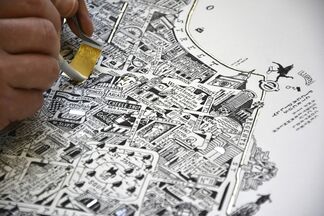 Stephen Walter - Map of Mayfair & St James's, installation view