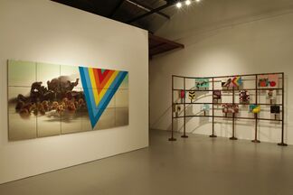 Sam Leach - Careening Meteorites and the Early Mind, installation view