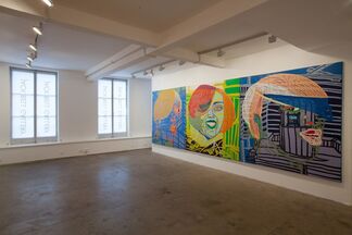 Boris Nzebo, Painting the Hot Town, installation view