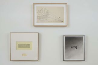 Nice, Hot Vegetables: Ed Ruscha Works on Paper, installation view