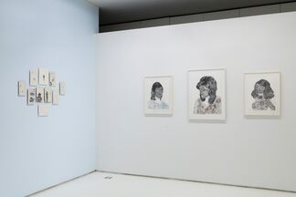 Crossing the Line:  Contemporary Drawing and Artistic Process, installation view