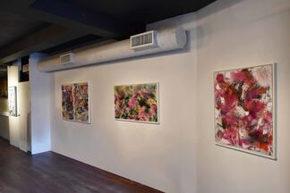 Pour Paintings, installation view