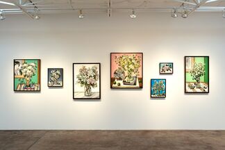 David Bates, Portraits of Flowers, installation view