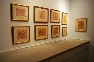 Edward Hopper's caricatures: At Home with Ed and Jo, installation view