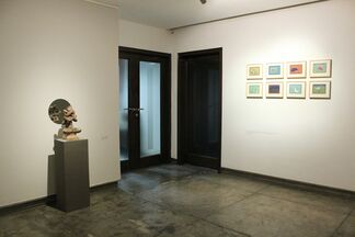 Postponed Poems - terracotta sculptures & drawings by Manjunath Kamath, installation view