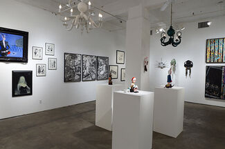 The Lost Mitten Society Annual Winter Salon Show, installation view