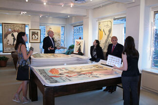 In The Beginning: Rare and Antique Posters from 1890-1905, installation view