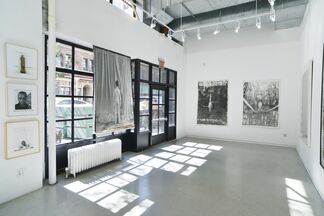Lesley Dill large scale photographs, installation view