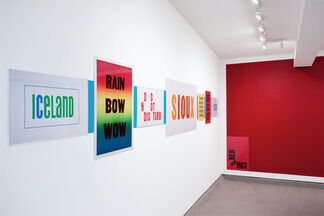 Kay Rosen: The Complete Letterpress Works, 1984-2017, installation view