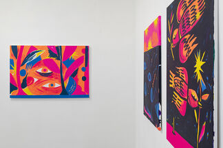 Manuel Osterholt, Superblast 'While I was measuring the sky, a surprised meteorite fell on my head', installation view