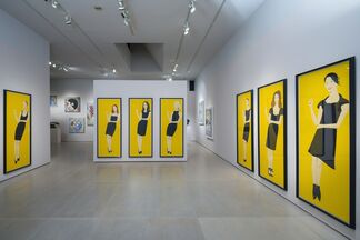 Alex Katz: Black Dress, installation view