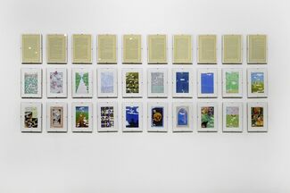 Tom Phillips - Pages From A Humument, installation view