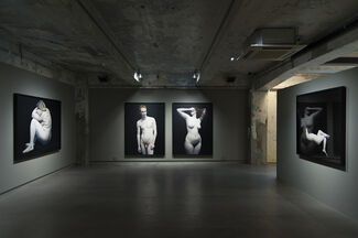 Curves of Moon and Rivers of Blue | Nadav Kander, installation view