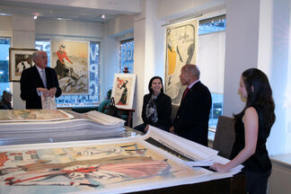 In The Beginning: Rare and Antique Posters from 1890-1905, installation view