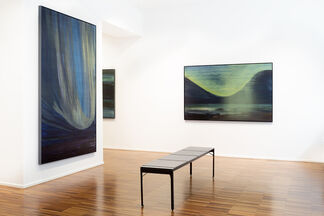 Peter Lang und das Polarlicht, Malerei, installation view