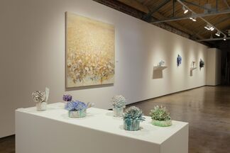 Rebecca Cuming | XXI Century FIELD and David Hicks | Stone Flora & Blue Cuttings, installation view