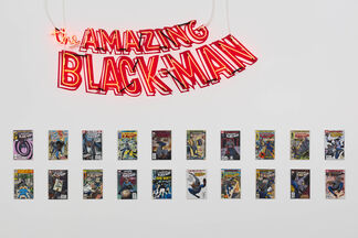 Kumasi J. Barnett | The Amazing Black-Man, installation view