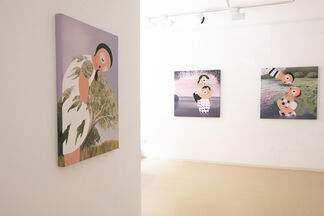 And Which Sound – Paintings & Ceramics, installation view