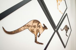 M. Chat and Phil Hayes: Talking Animals, installation view