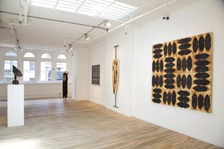 Parallel Lines:  Bettina Blohm, Willie Cole, Carol Hepper, Joan Witek & Traditional Works of African Art from Merton D. Simpson Gallery, installation view