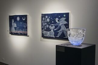 Heike Brachlow: Chaos Theory and Cappy Thompson: Bright Blue Light, installation view