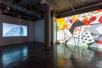 Nadia Hironaka and Matthew Suib: Mirrors, Marks & Loops, installation view