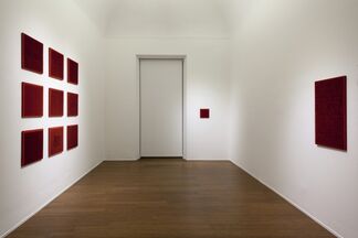 Bernard Aubertin, Pictorial situation of red, installation view