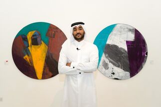 Lulu M, Masoud Al-Buloshi and Mubarak Al-Malik, installation view