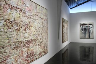 Ed Moses & Larry Poons: The Language of Paint, installation view