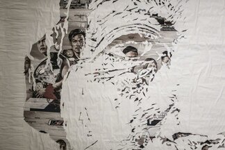 Debris | A solo exhibition by VHILS, installation view