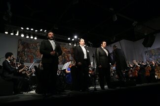 Orchestra In Art: The Three Egyptian Tenors, installation view