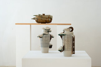 ”Paragone"- Ceramic Sculptures vs. Paintings on Ceramics, installation view