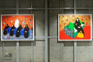 Qatari Artists: Reflection, installation view