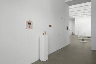 Kristen Morgin: The Super Can Man and Other Illustrated Classics, installation view