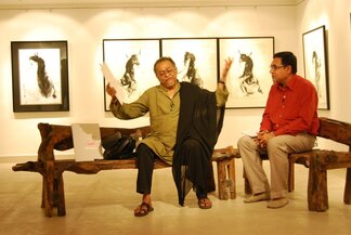 Restless Creativity - A Retrospective - The Art of the legendary 'Sunil Das’ (1939-2015) - The Padmashree & The Taj Shiromani Puraskar Awardee, installation view