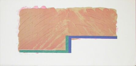 Richard Smith (1931-2016), ‘Horizon IV (beige, blue, green)’, 1970