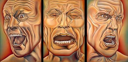 Judy Chicago, ‘Three Faces of Man, from PowerPlay’, 1985