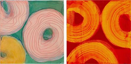 Marylyn Dintenfass, ‘Two works: (i) Akee; (ii) Persimmon’, (i) 2008; (ii) 2004