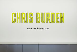Chris Burden, installation view