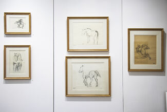 A Year of Displaced Energy - Alfred Kelman's Selected Drawings Exhibition, installation view