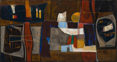 Ethel Fisher, ‘Hieratic Painting’, 1957