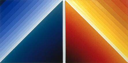 Peter Kalkhof, ‘Blue-Red Triangle’, 2003