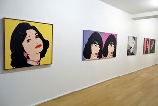 Andy Warhol Society Portraits, installation view