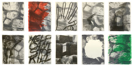Vito Acconci, ‘Stones for a Wall’, 1979
