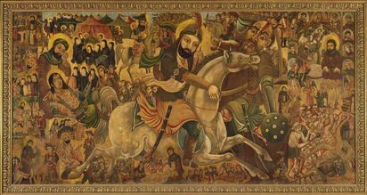 Abbas Al-Musavi, ‘Battle of Karbala’, Late 19th-early 20th century