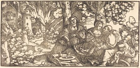 Hans Schäufelein the Elder, ‘Lot and His Daughters’, ca. 1530