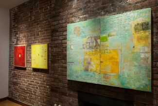 Mapping A Place: Paintings by Lisa Pressman and Joe Piccillo, installation view