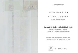 Viviana VALLA | SIGHT UNSEEN, installation view